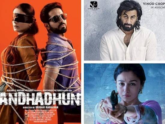 Ayushmann Khurrana’s Andhadhun beats Sanju, Raazi and Stree to become IMDB’s top Indian movie of 2018