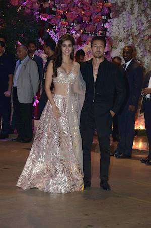 Tiger Shroff And Disha Patani At Akash ambani And Shloka Mehta?