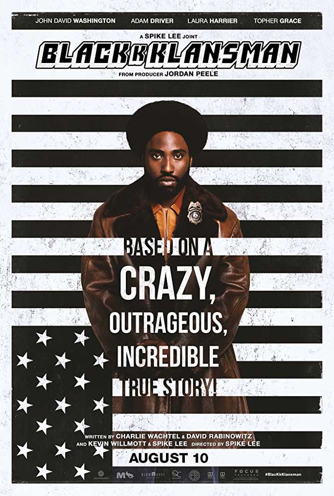 Poster of BlacKkKlansman