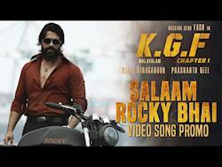 Salaam Rocky Bhai Kannada Full Video Song | KGF | Rocking Star Yash |